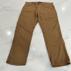 Ridgecut Toughwear Carpenter Pants Mens 38x30 Khaki Brown Utility Workwear Heavy